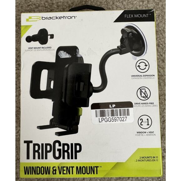 Bracketron TripGrip Car Window / Dash / Vent Universal Phone Mount - Picture 1 of 4